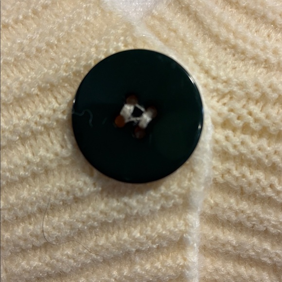 Dreamers Cream Cardigan with Colorful Buttons - Picture 13 of 15